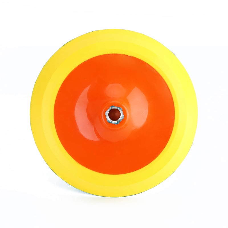 Ouya 8 inch Hook and Loop Polishing Pads 5/8â€-11 Thread Backing Plate for Rotary Polishing Mechine - Image 1